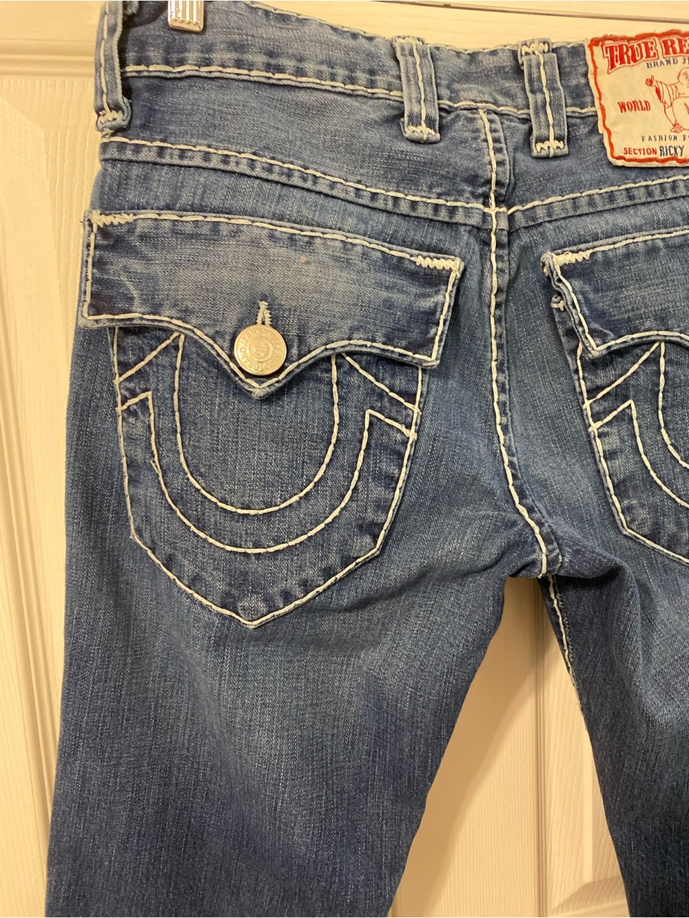 Vintage True Religion Ricky Super T Jeans - Size 30 (Made in USA) - Picture 9 of 15